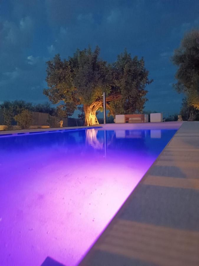 Il Vecchio Carrubo - Villa Con Piscina A Sfioro Macchia di Monte Extérieur photo